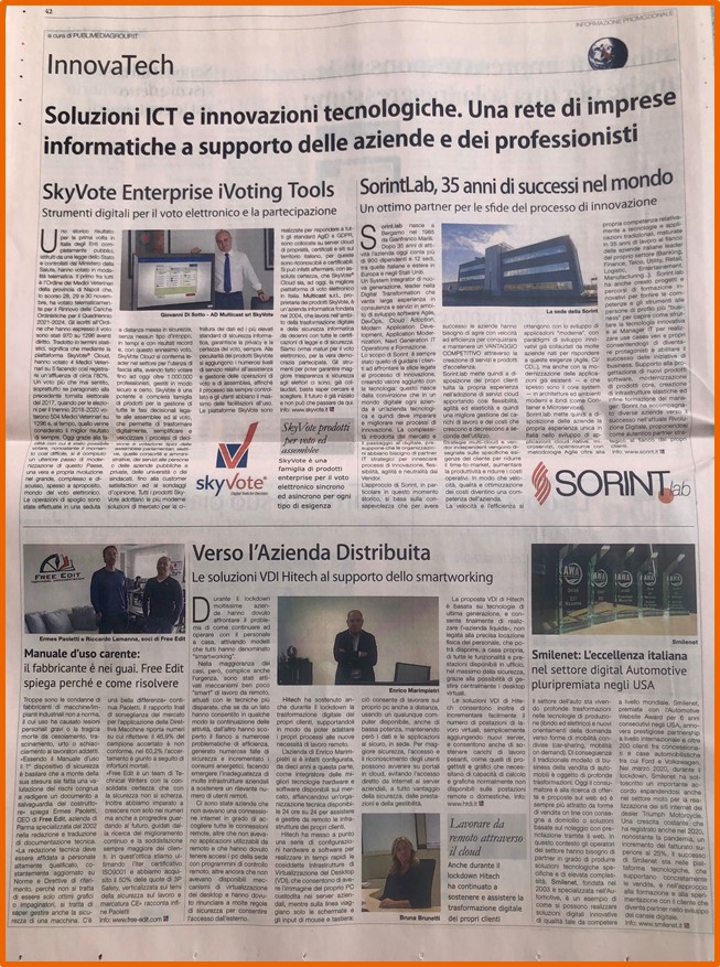 Pagina intera articolo Articolo Free Edit su Il Sole 24 ORE